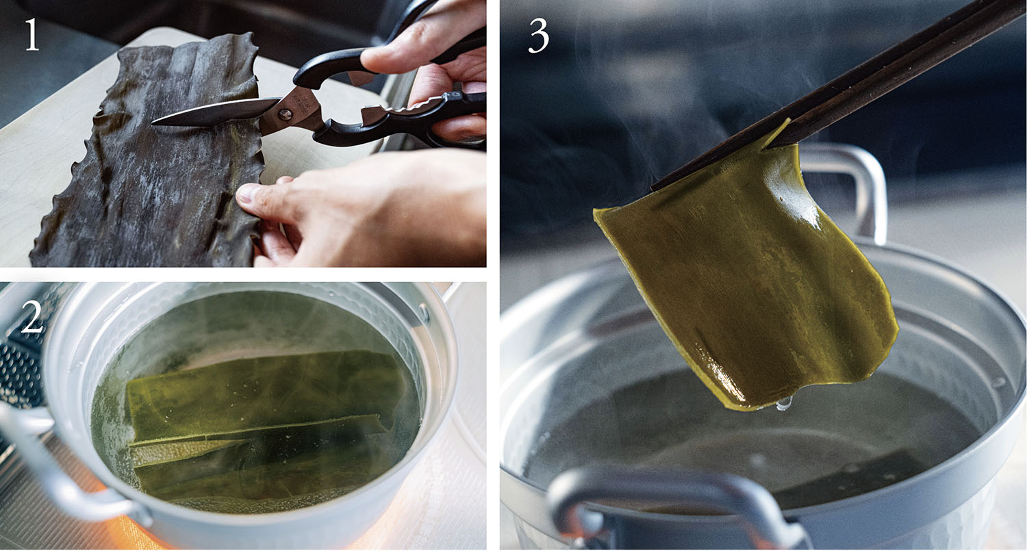 昆布出汁の出汁の取り方